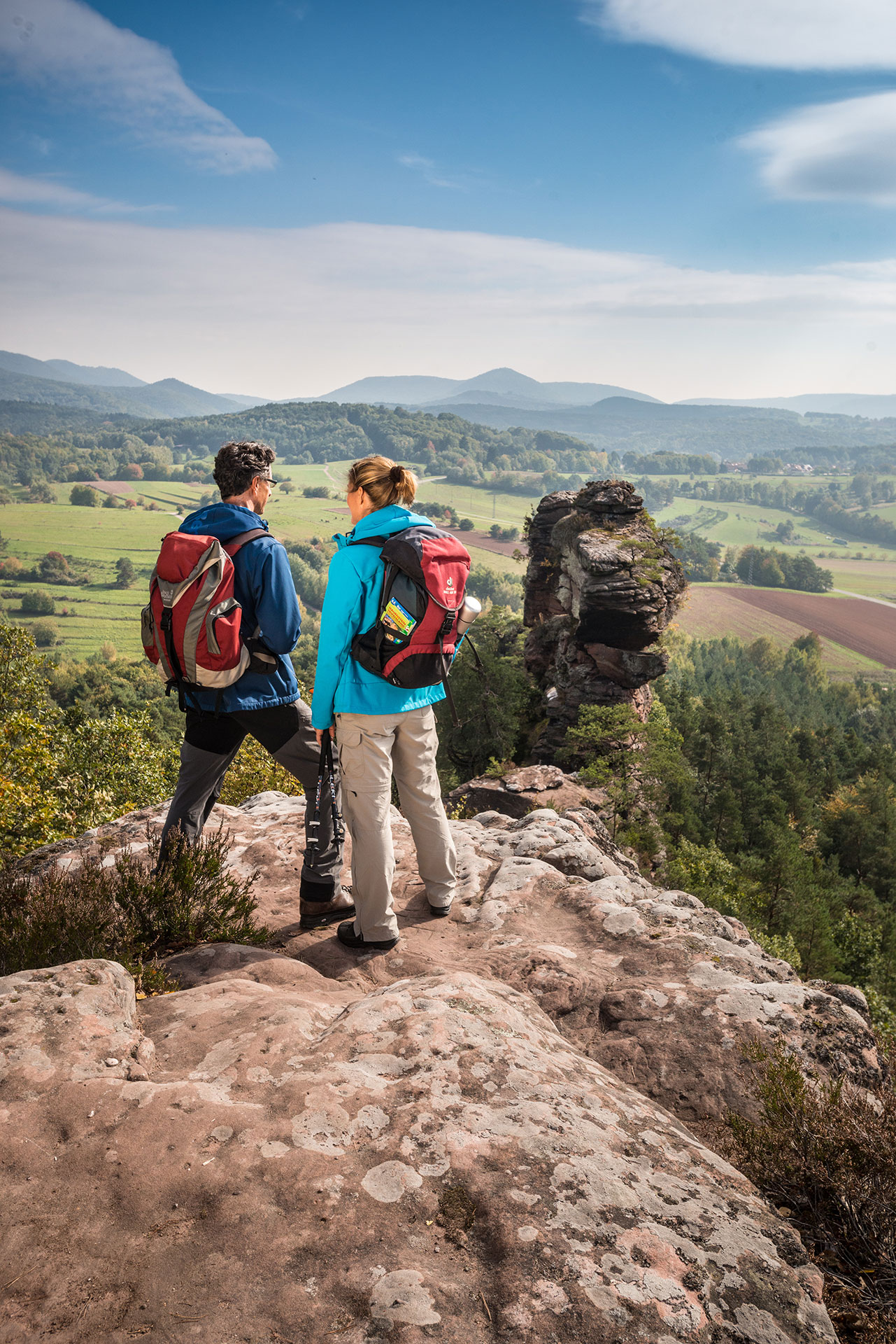 Ausblick von den Geiersteinen