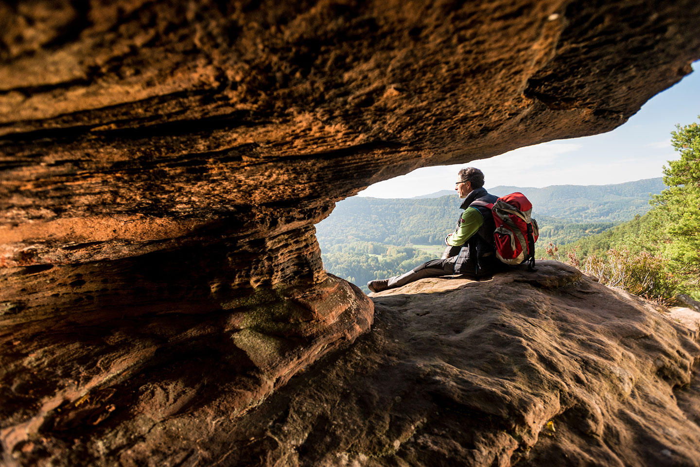 Bizarre Felsen am Rimbach-Steig