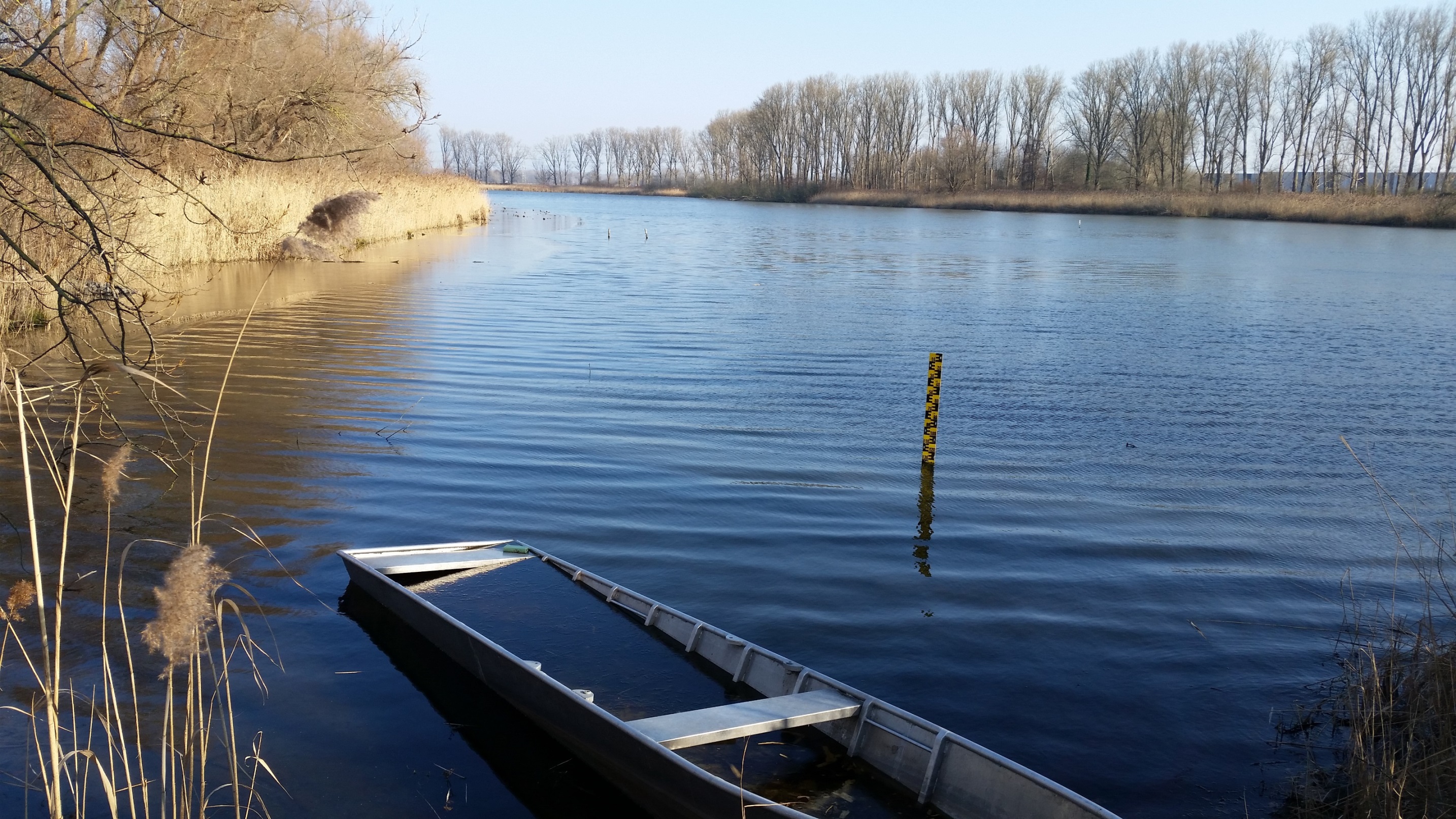 Kahn auf dem Silbersee