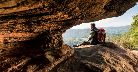 Bizarre Felsen am Rimbach-Steig