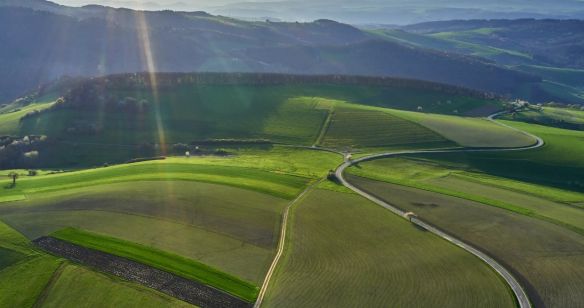 Blick ins Pfälzer Bergland bei Wolfstein