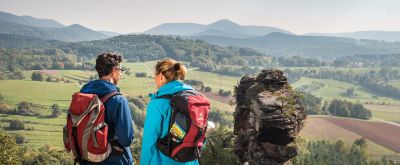 Geigersteine-Tour Ausblick von den Geiersteinen
