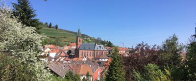 Das romantische Weindorf St. Martin Blick auf das romantische St. Martin