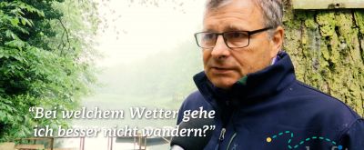 Wanderexperte Jürgen Wachowski erläutert, bei welchem Wetter man besser nicht wandern geht.