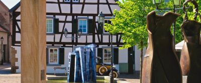 Stadtspaziergang Rockenhausen Blick auf den Marktplatz von Rockenhausen