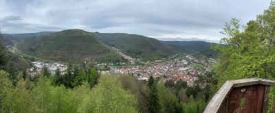 Aussichten der Tuchmacher Aussicht vom Dicker-Stein-Turm