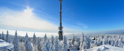 Ochsenkopf (Fichtelgebirge) im Schnee