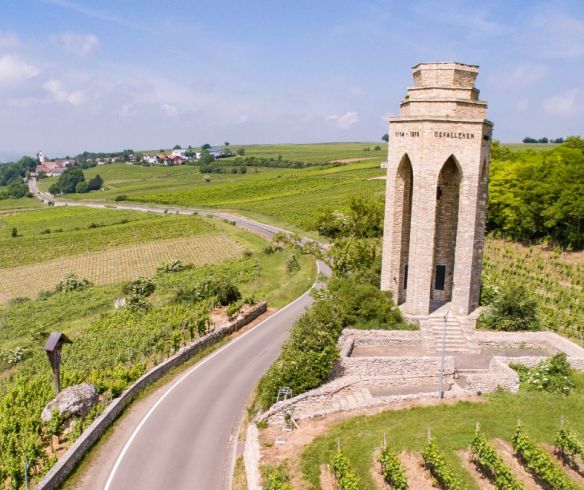 Blick auf die Landschaft des Zellertals