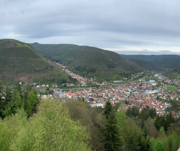 Aussicht vom Dicker-Stein-Turm